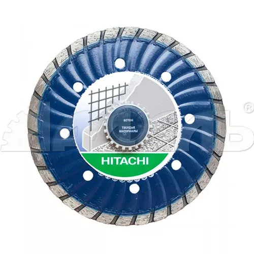 Алмазный диск Hitachi ∅115мм CDTS /2,4x8/ по бетону 